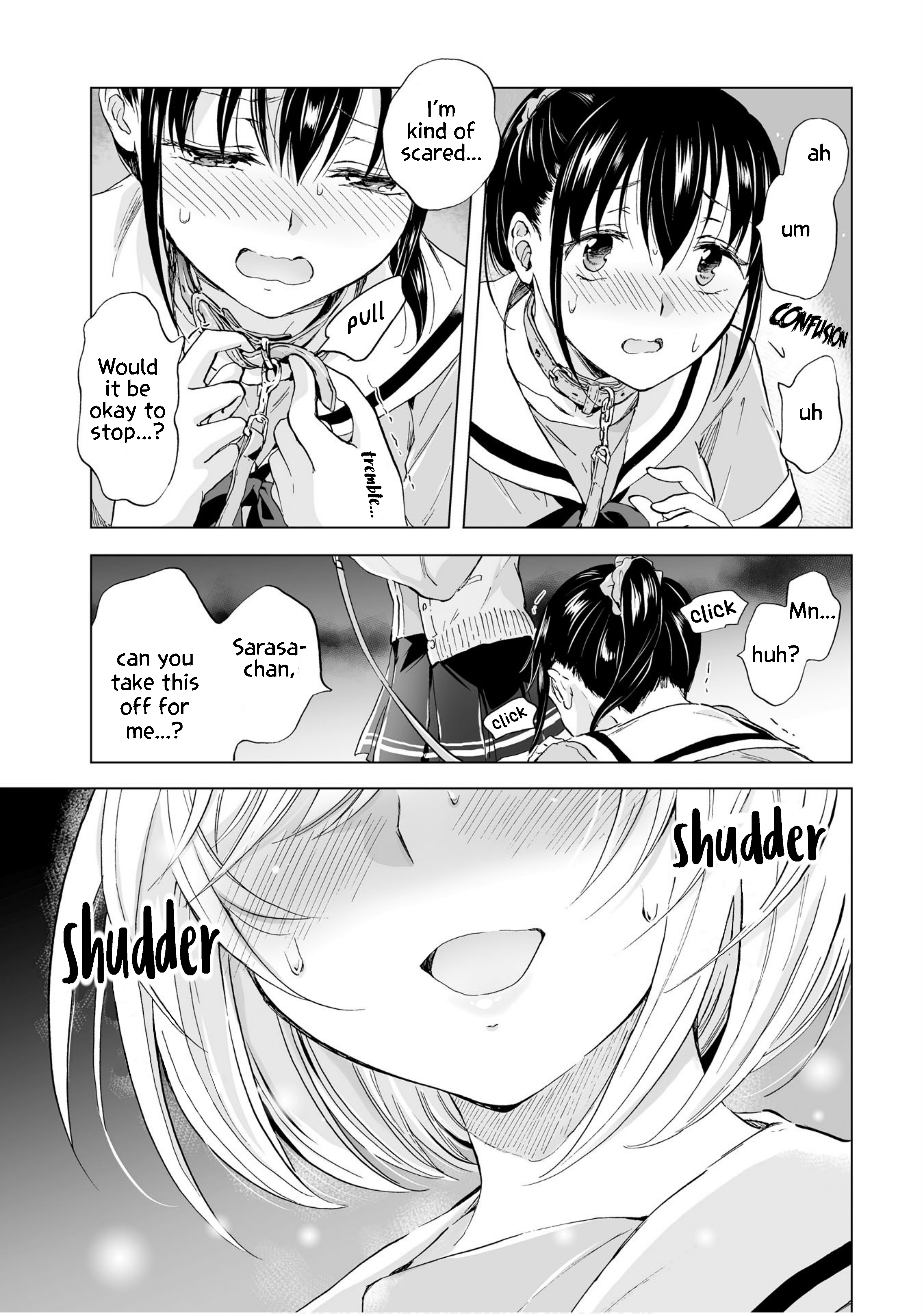 Yuri Sm De Futari No Kimochi Wa Tsunagarimasu Ka? - Vol.1 Chapter 4: I Won't Take It Off