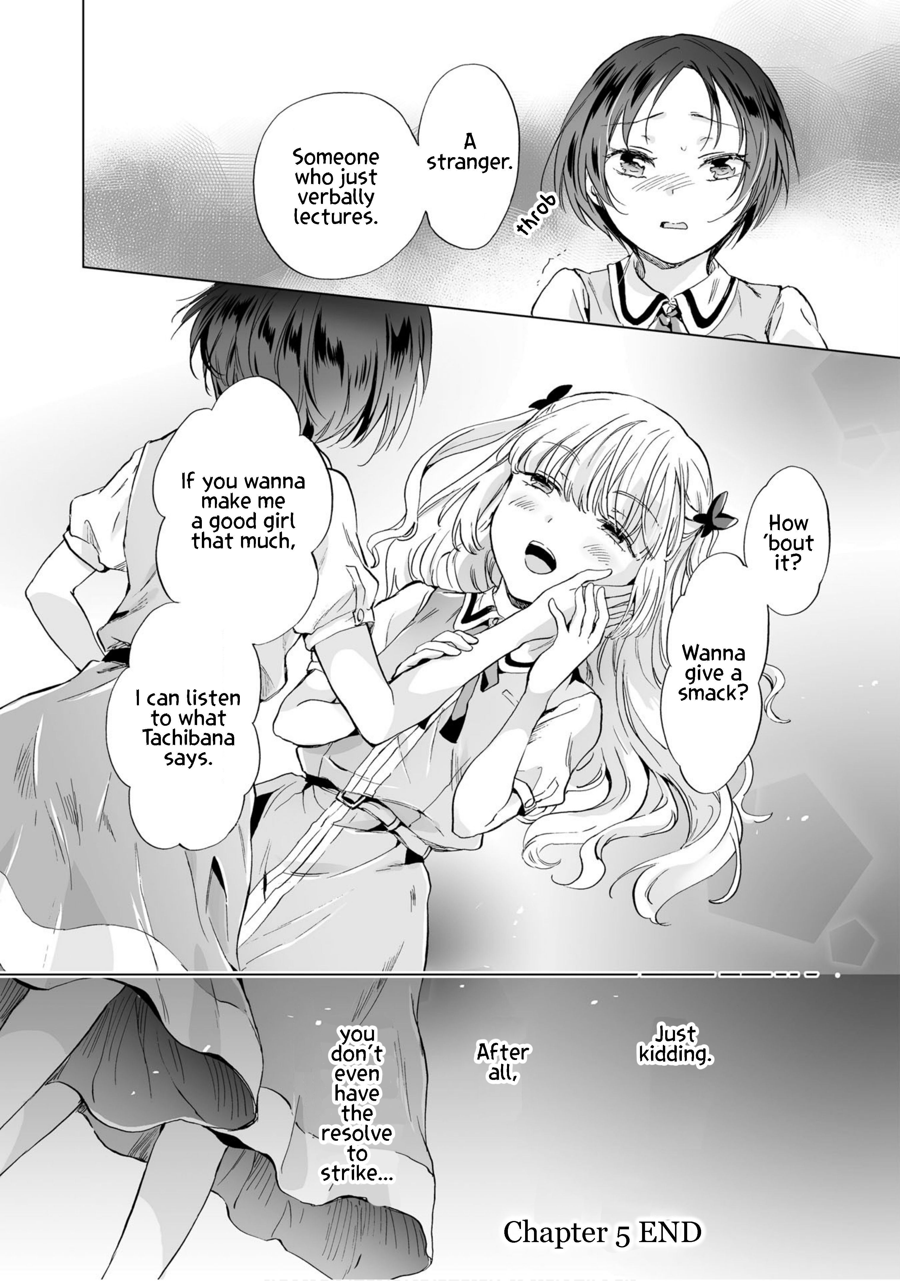 Yuri Sm De Futari No Kimochi Wa Tsunagarimasu Ka? - Vol.1 Chapter 5: You Don't Have Any Resolve To Strike