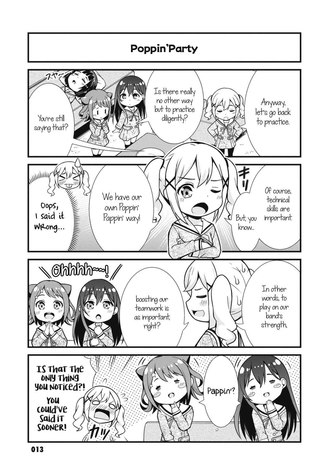 Bang Dream! Girls Band Party!☆Pico Comic Anthology - Chapter 2: Warehouse Practice