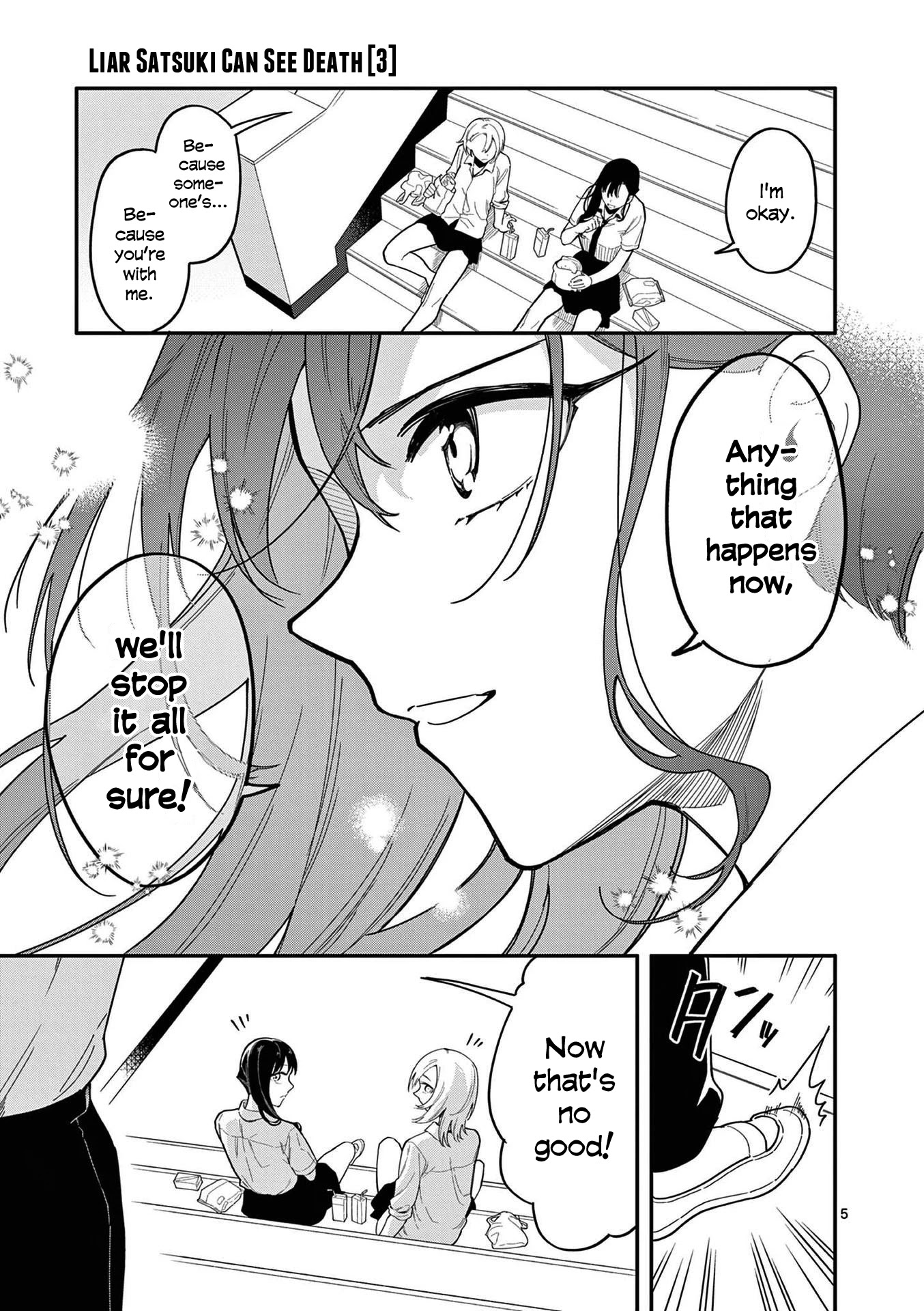 Liar Satsuki Can See Death - Chapter 25: Partners