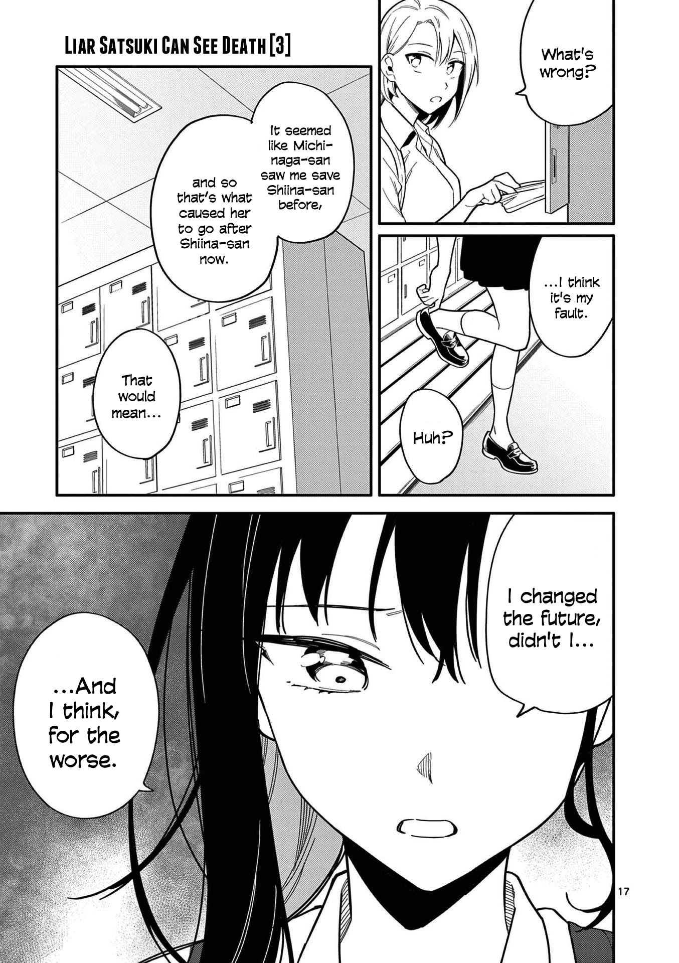 Liar Satsuki Can See Death - Chapter 24: Reconciliation