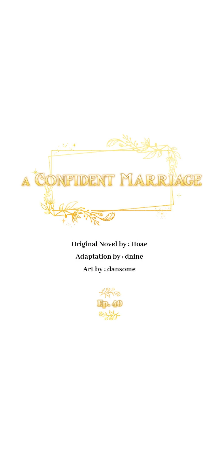 A Confident Marriage - Chapter 40