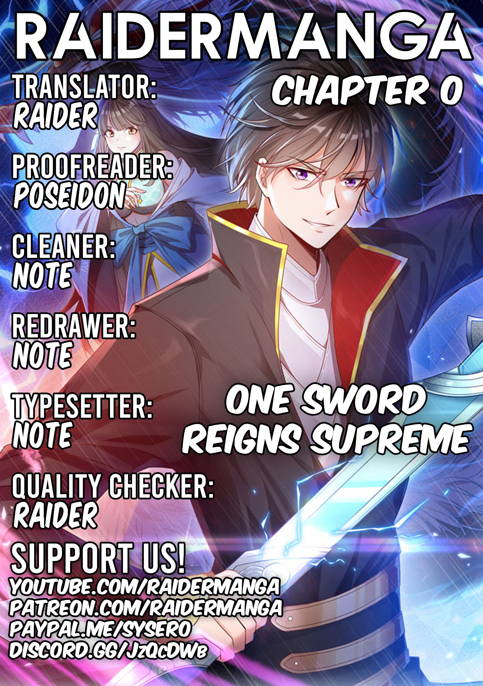 One Sword Reigns Supreme - Chapter 0