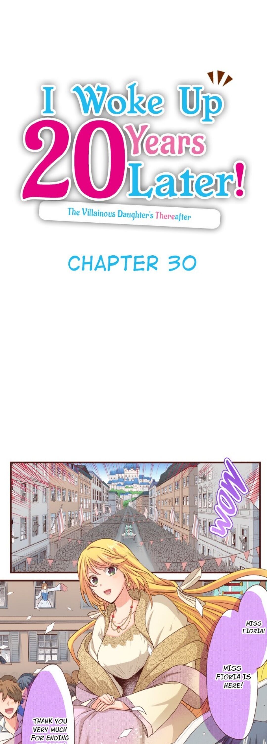 I Woke Up 20 Years Later! - Chapter 30