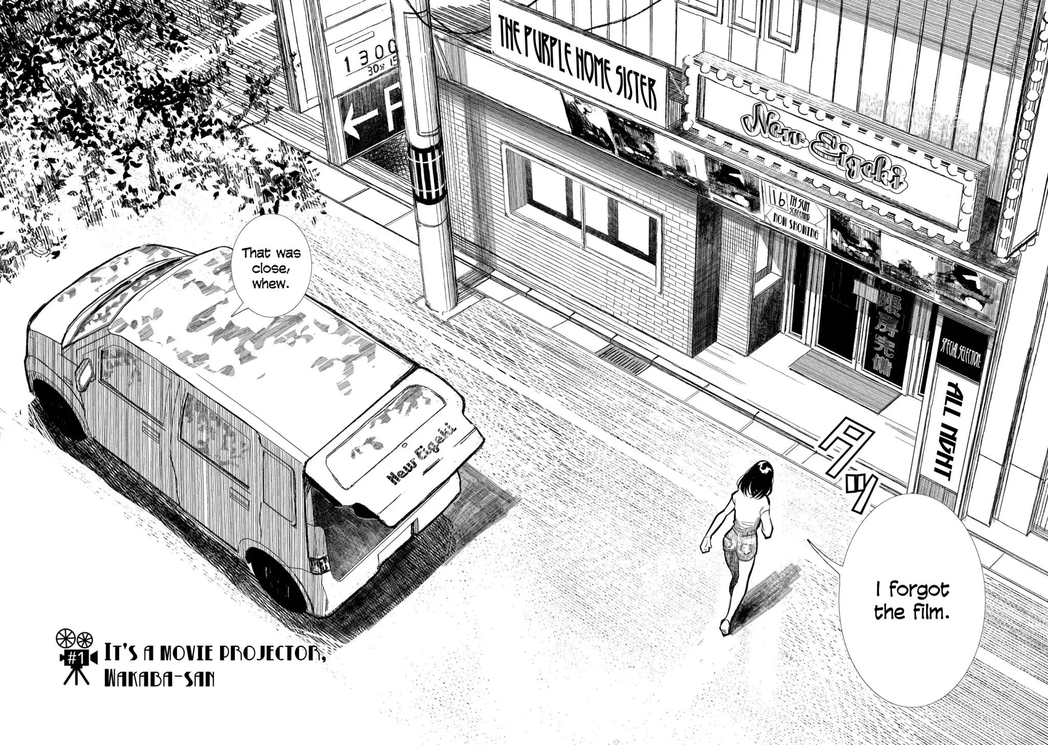 Eishashitsu No Wakaba-San - Vol.1 Chapter 1: It's A Movie Projector, Wakaba-San