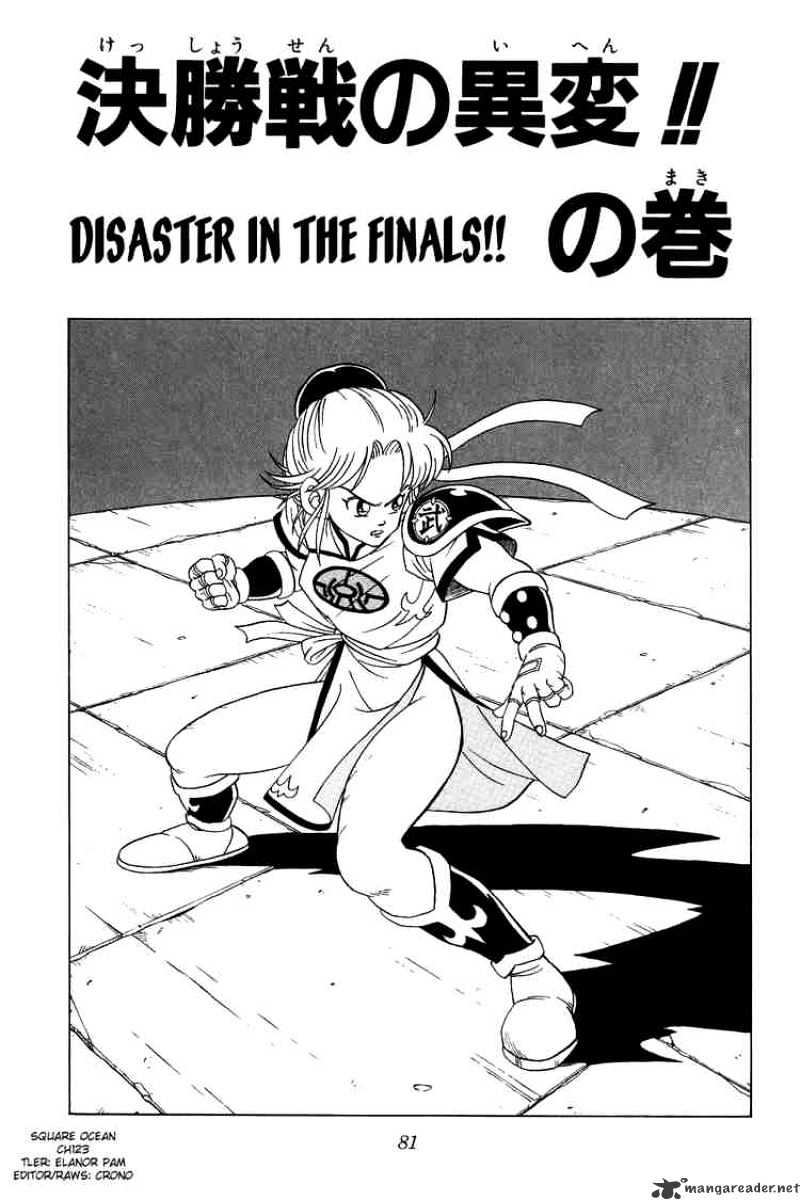 Dragon Quest: The Adventure Of Dai - Chapter 123 : Disaster In The Finals!!