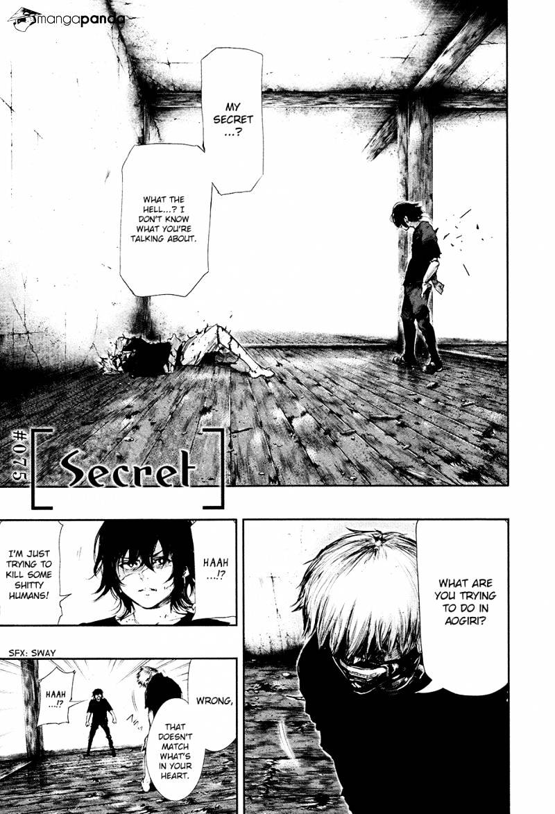 Tokyo Ghoul - Vol. 8 Chapter 75: Secret