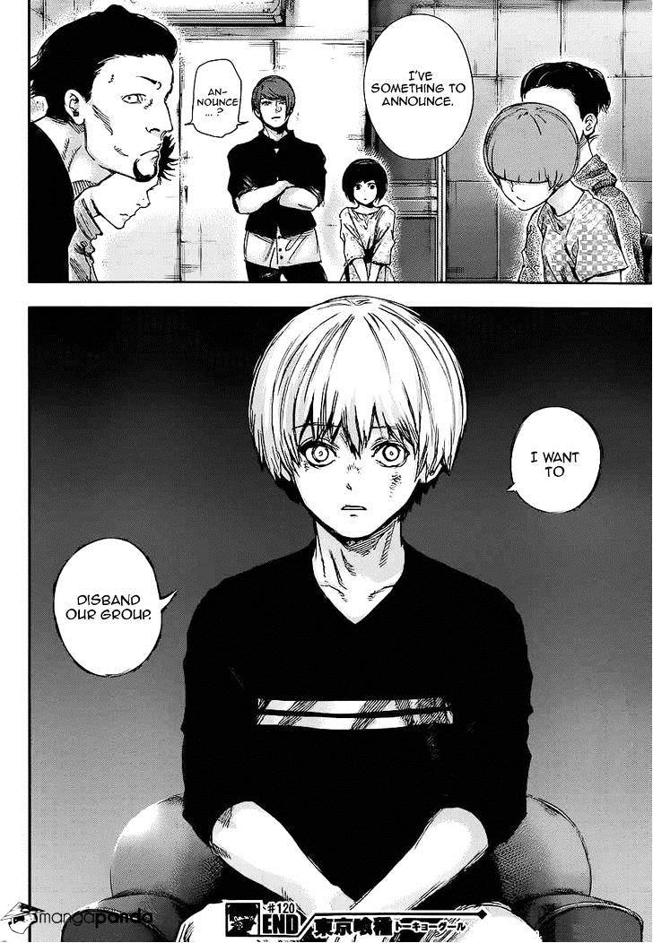 Tokyo Ghoul - Vol. 12 Chapter 120: Touka