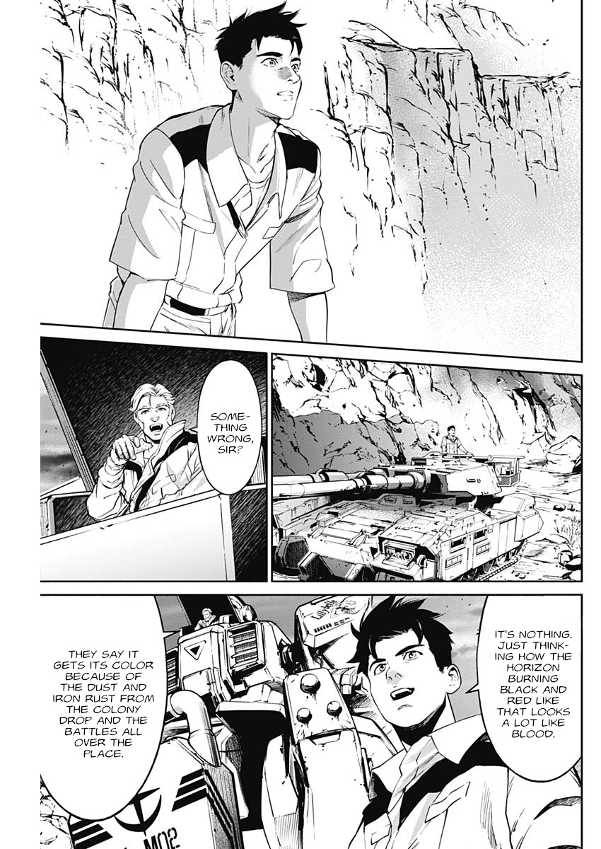 Mobile Suit Gundam Rust Horizon - Vol.2 Chapter 5: A Horizon Stained In Blood