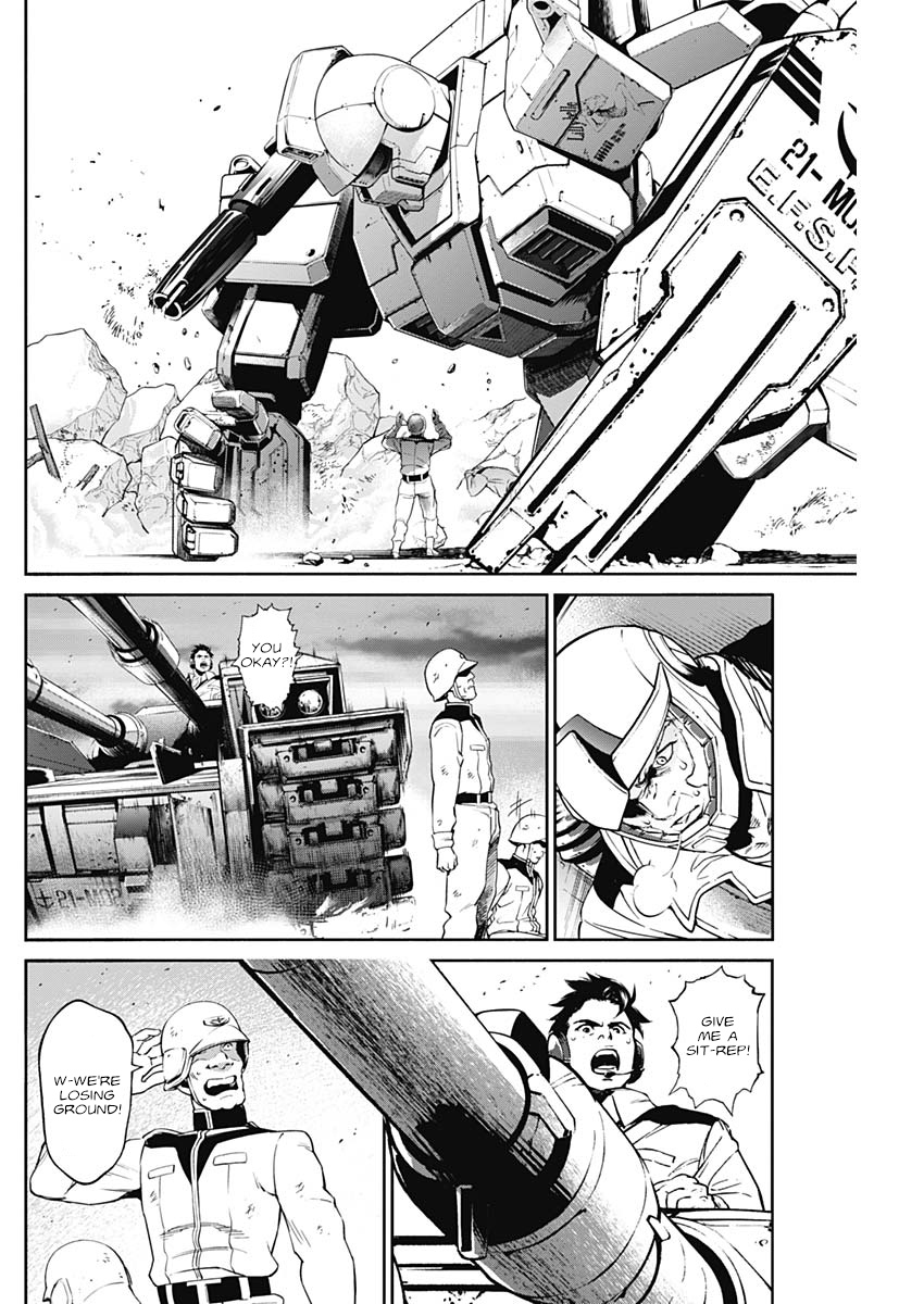 Mobile Suit Gundam Rust Horizon - Vol.2 Chapter 5: A Horizon Stained In Blood