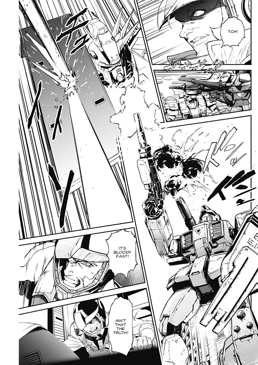 Mobile Suit Gundam Rust Horizon - Vol.2 Chapter 5: A Horizon Stained In Blood