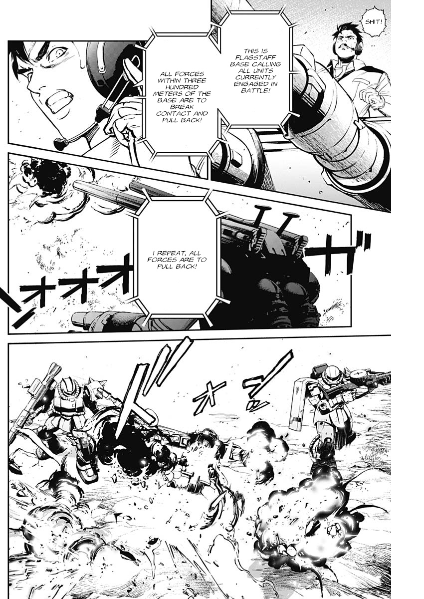 Mobile Suit Gundam Rust Horizon - Vol.2 Chapter 5: A Horizon Stained In Blood