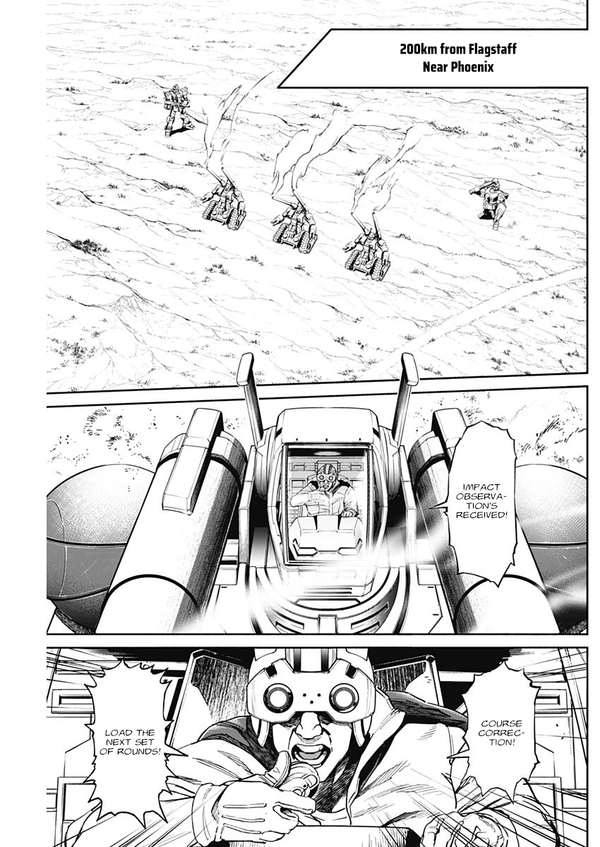 Mobile Suit Gundam Rust Horizon - Vol.2 Chapter 5: A Horizon Stained In Blood