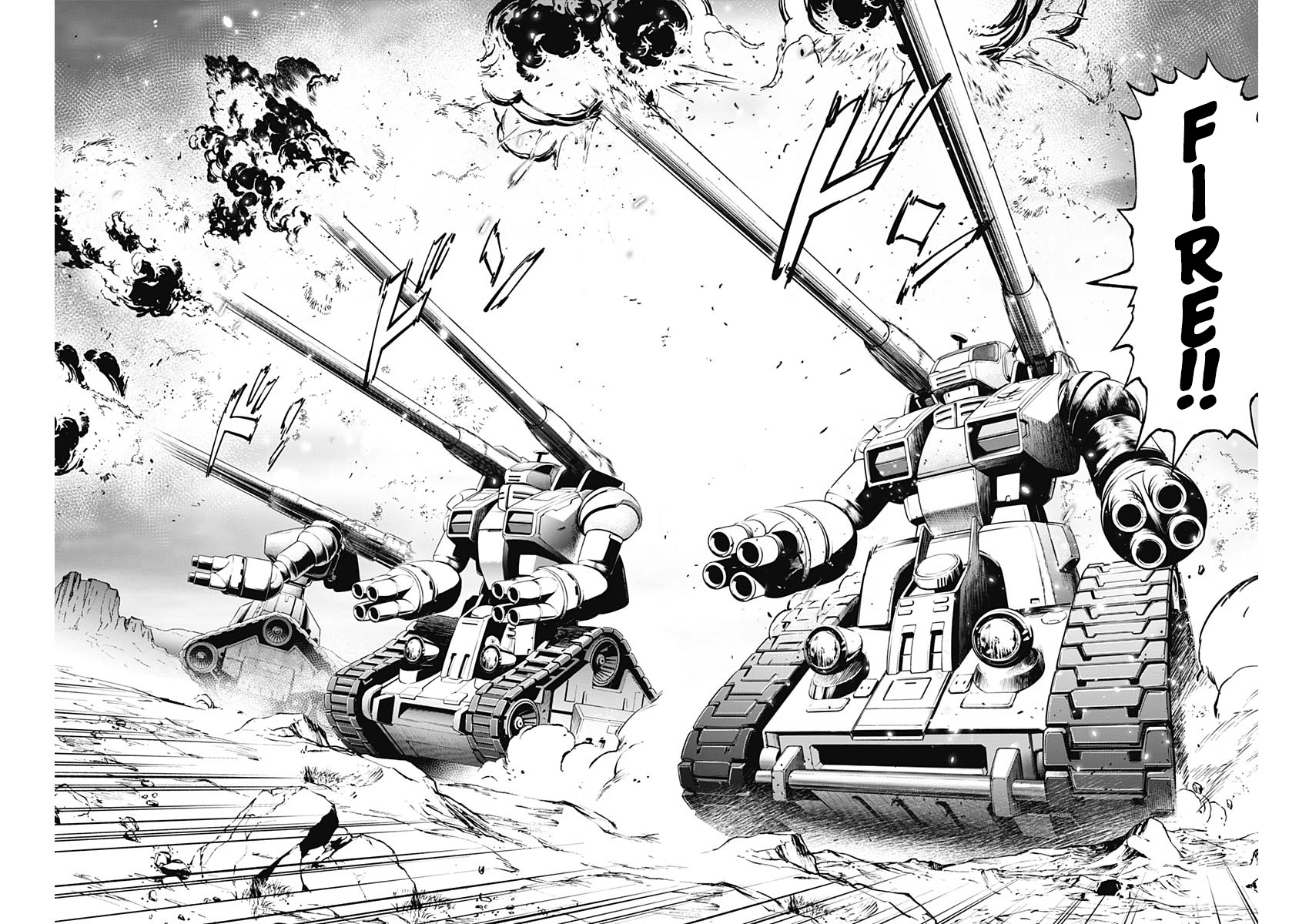 Mobile Suit Gundam Rust Horizon - Vol.2 Chapter 5: A Horizon Stained In Blood