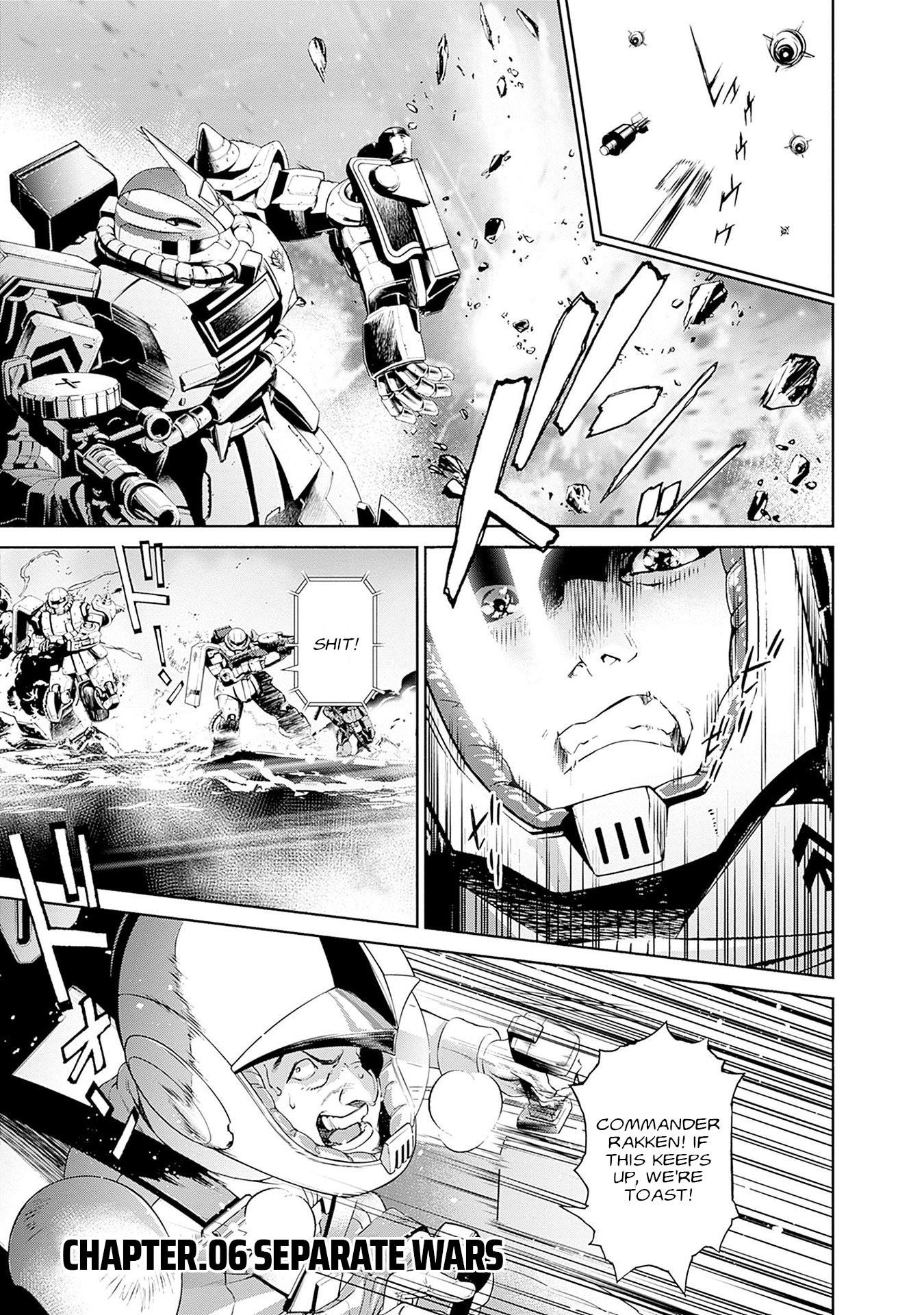 Mobile Suit Gundam Rust Horizon - Vol.2 Chapter 6: Separate Wars