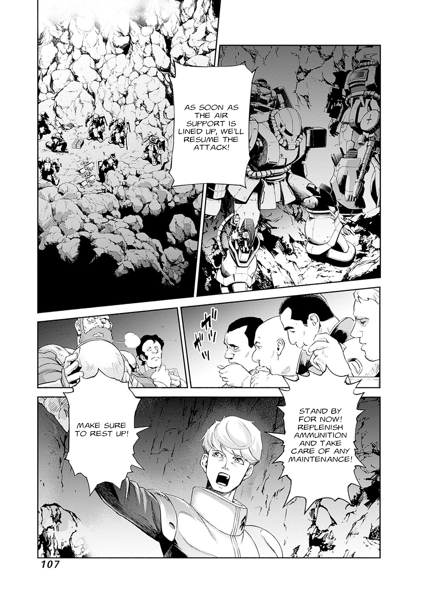 Mobile Suit Gundam Rust Horizon - Vol.2 Chapter 6: Separate Wars