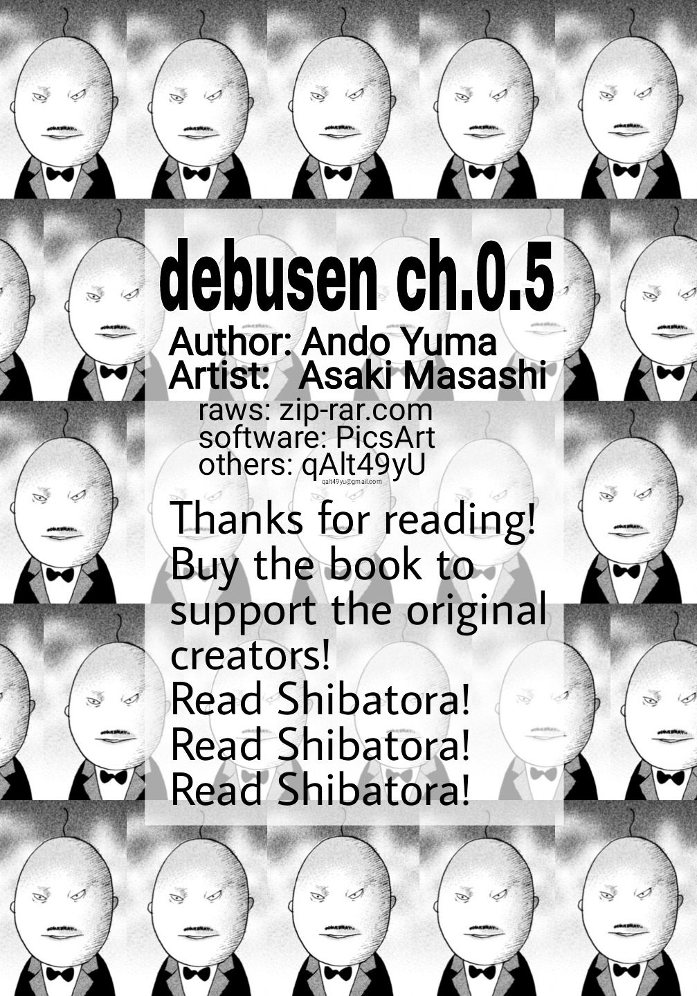 Debusen - Vol.1 Chapter 0.5 : The One To Save The School Is Mitt-Chan!?