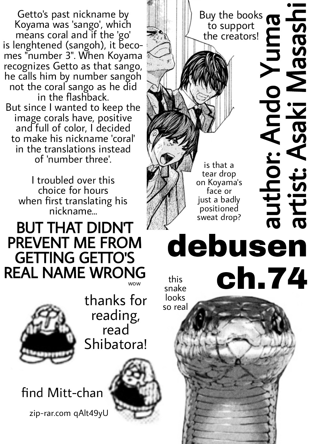 Debusen - Vol.9 Chapter 74 : Journey Of The Food Cycle