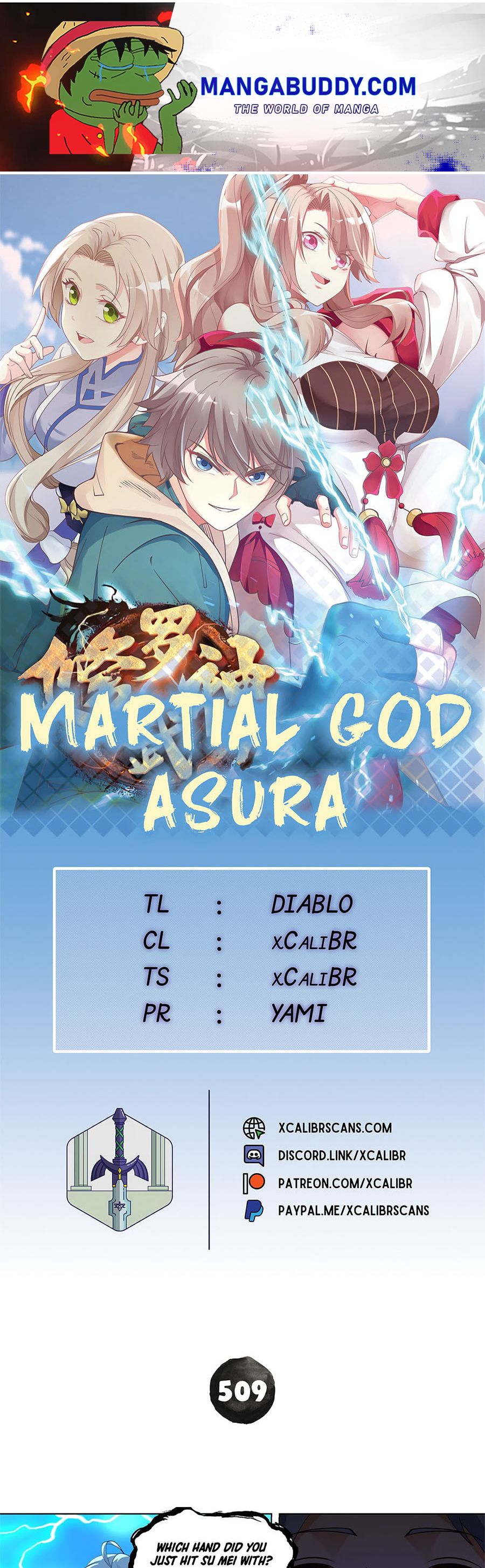 Martial God Asura - Chapter 509