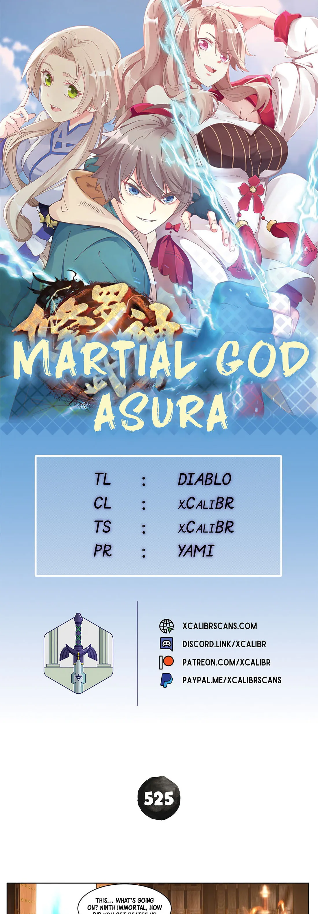 Martial God Asura - Chapter 525