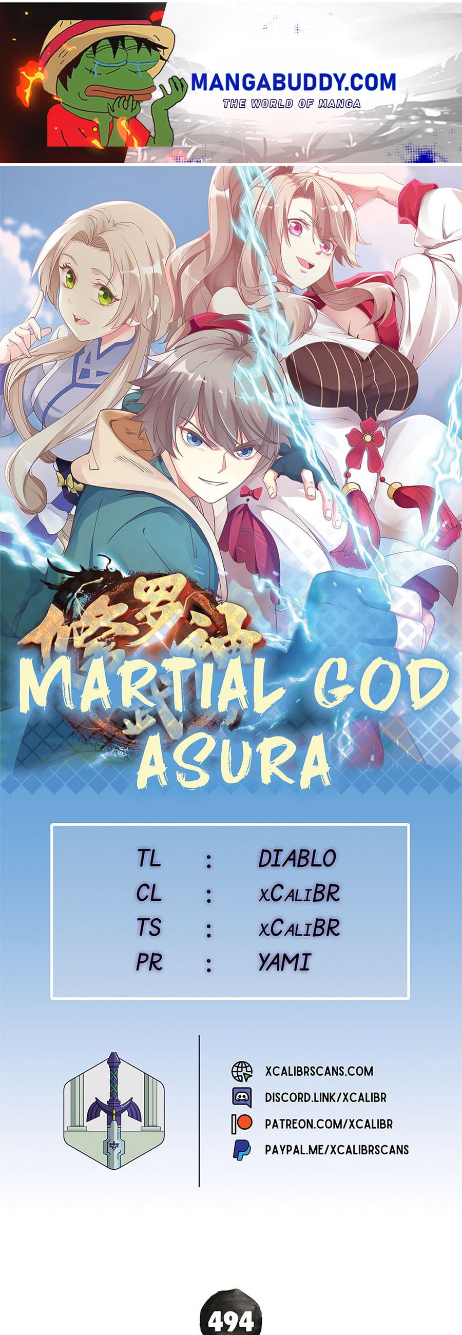 Martial God Asura - Chapter 494