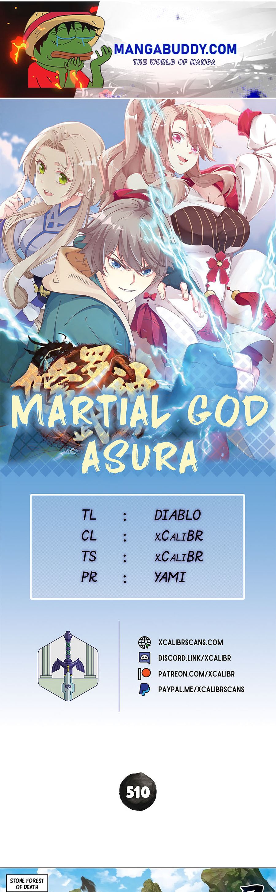 Martial God Asura - Chapter 510