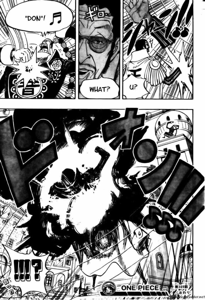 One Piece - Chapter 509 : Kizaru Vs 4 Captains