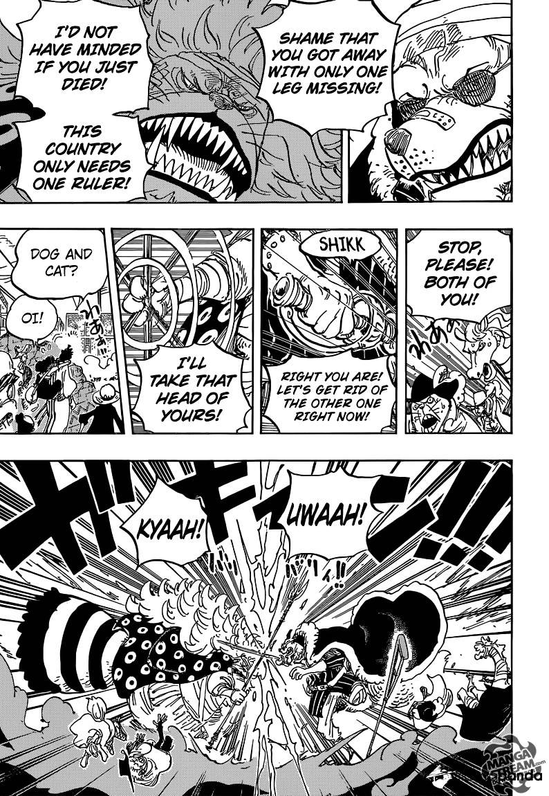 One Piece - Chapter 816 : Dog Vs Cat