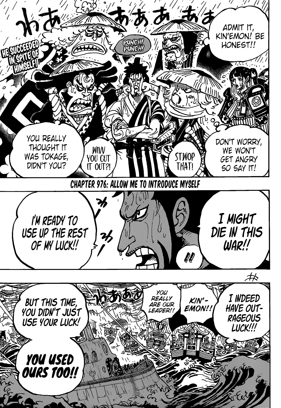 One Piece - Chapter 976: Allow Me To Introduce Myself