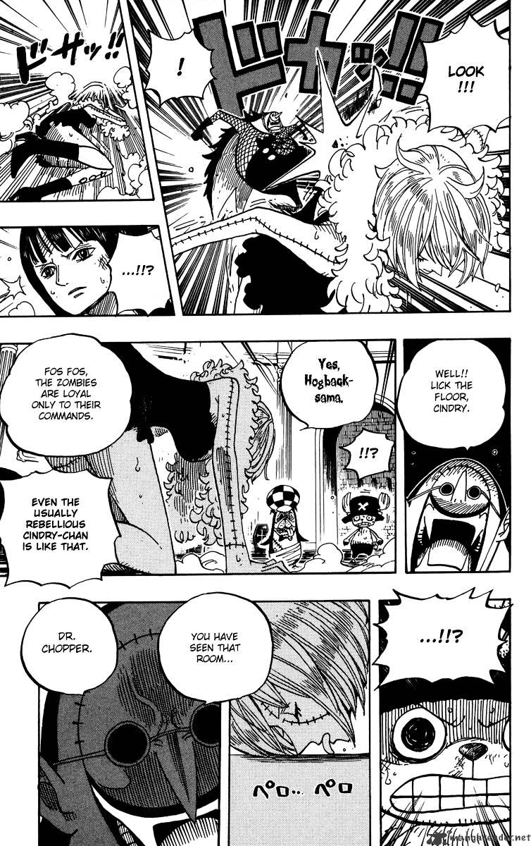 One Piece - Chapter 468 : Pirate Chopper Vs Enigma Hogback