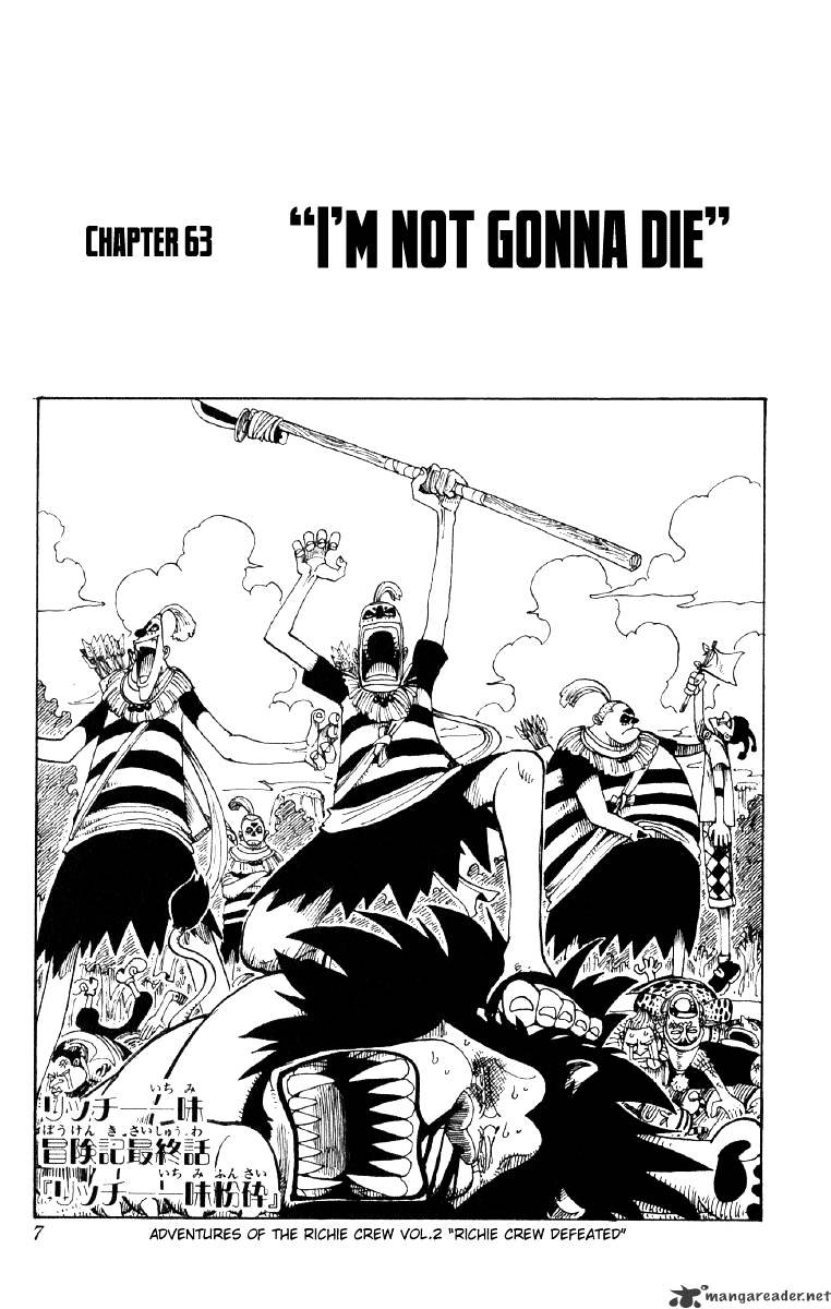 One Piece - Chapter 63 : Never Die