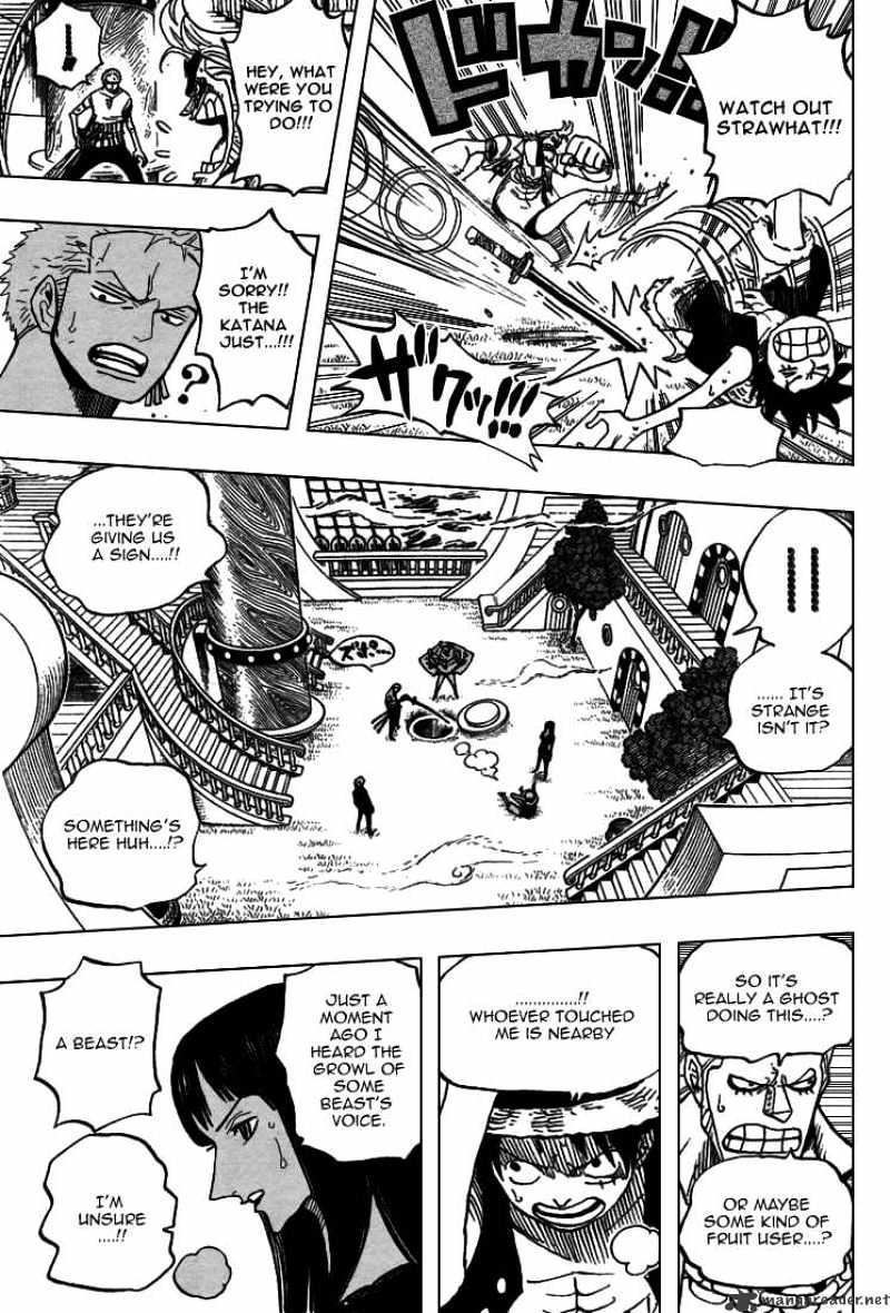 One Piece - Chapter 444 : Adventure At The Ghost Island