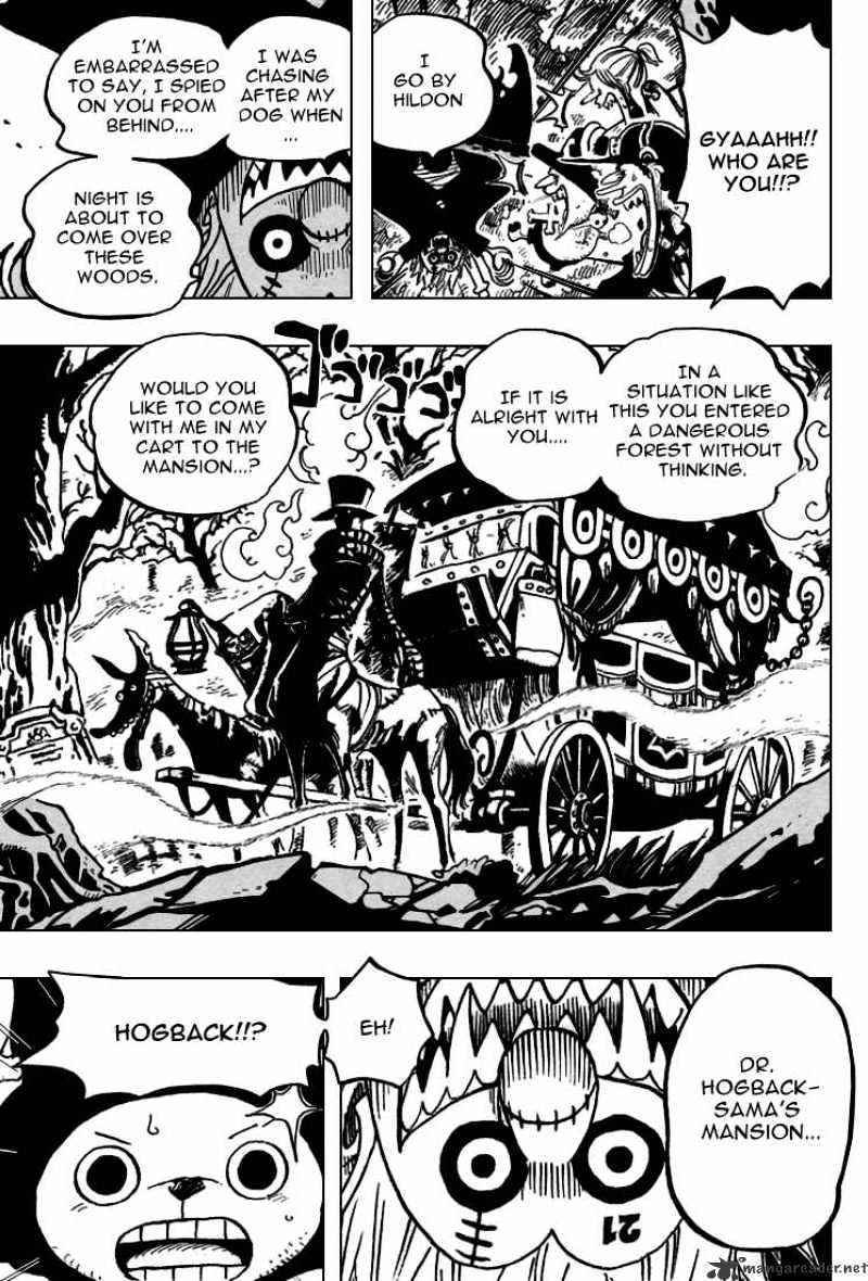 One Piece - Chapter 444 : Adventure At The Ghost Island