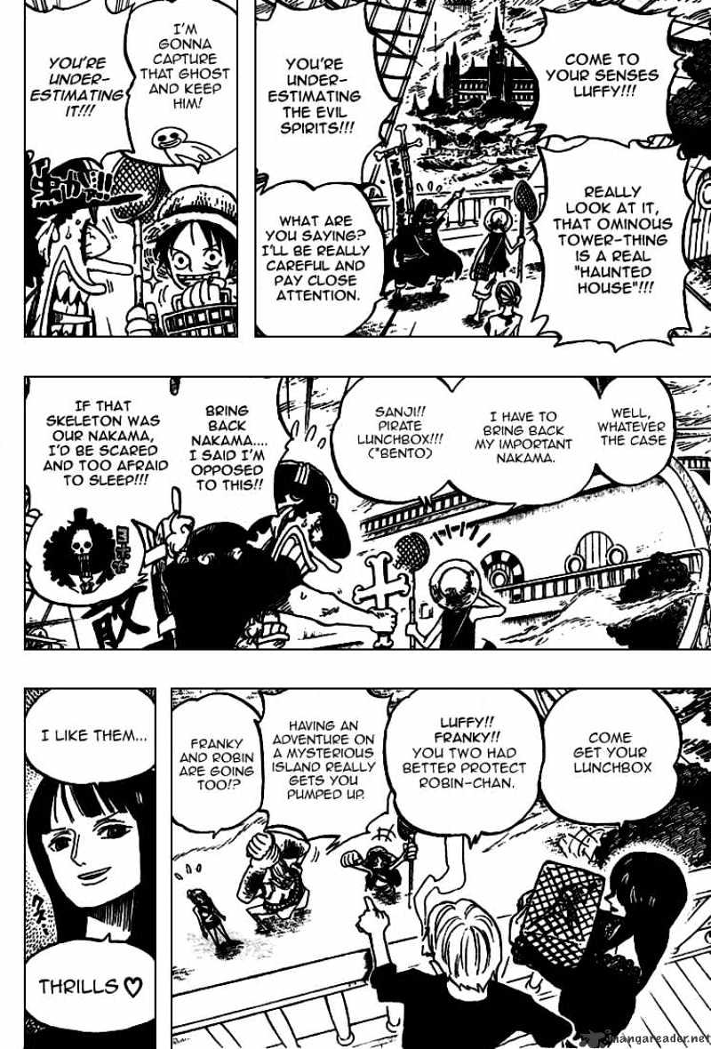 One Piece - Chapter 444 : Adventure At The Ghost Island