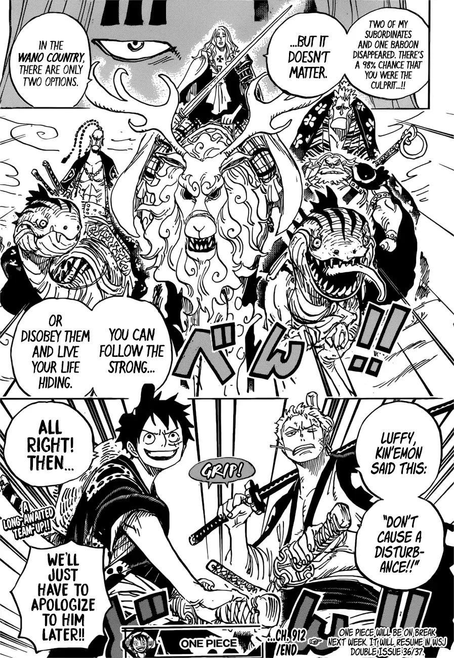 One Piece - Chapter 912