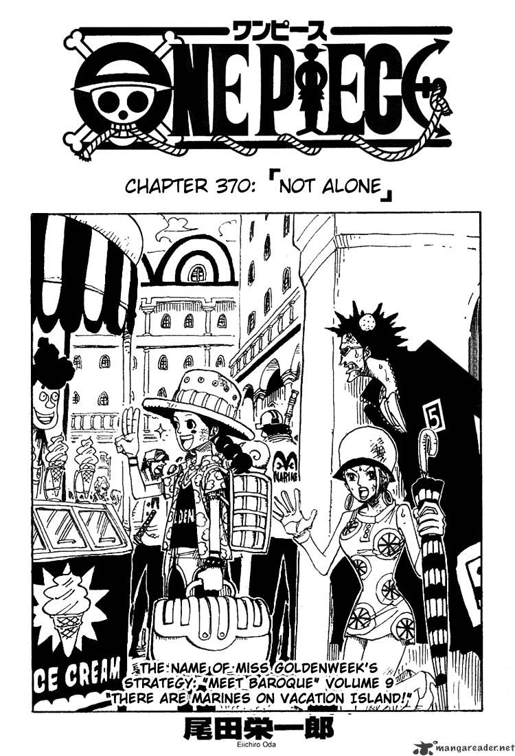 One Piece - Chapter 370 : Not Alone