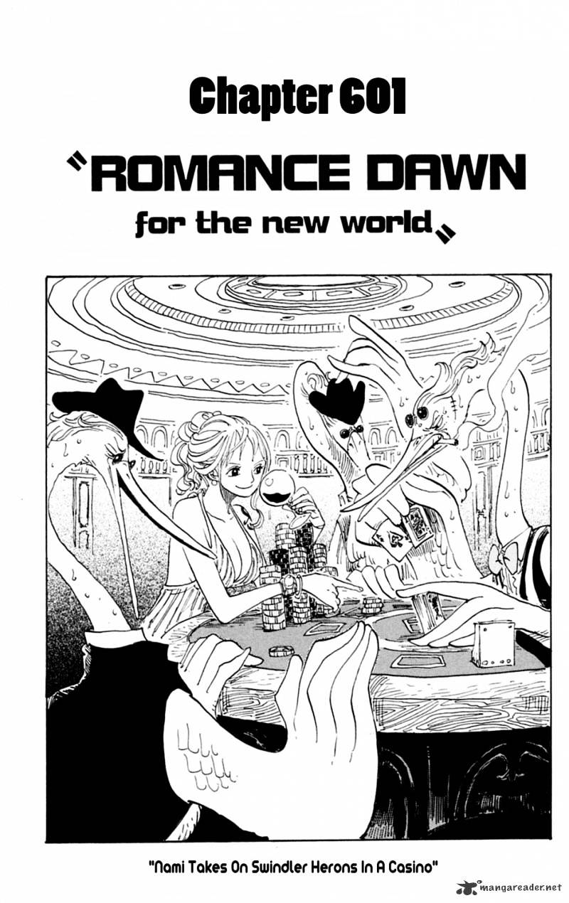 One Piece - Chapter 601 : Romance Dawn For The New World