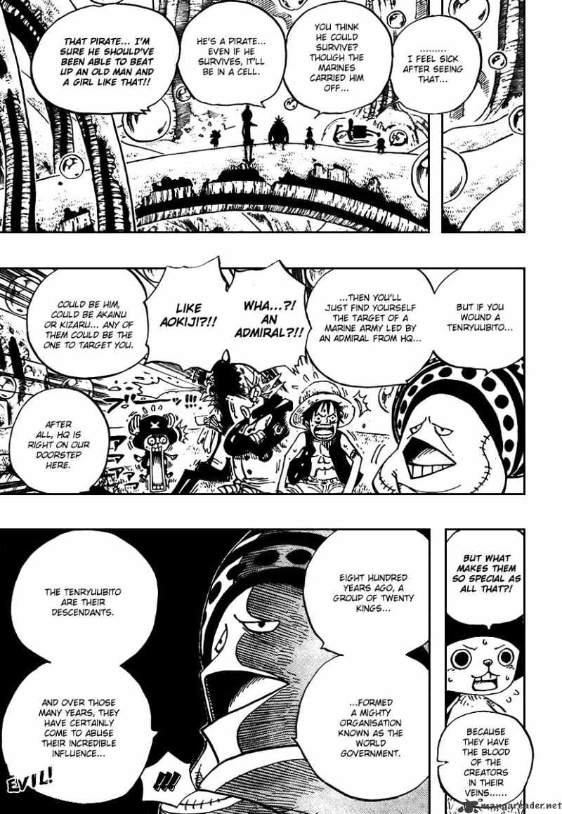 One Piece - Chapter 497 : Adventure On The Islands Of The Dancing Bubbles