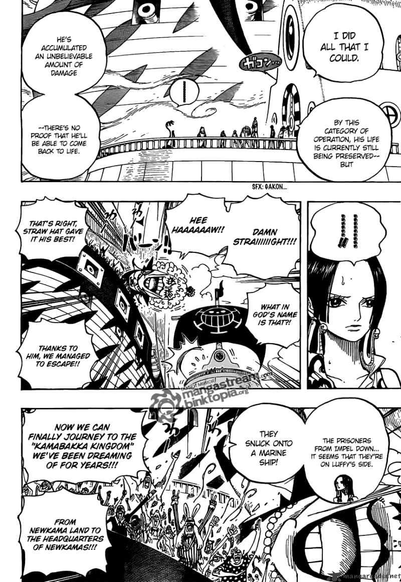 One Piece - Chapter 581 : The Creeping Future