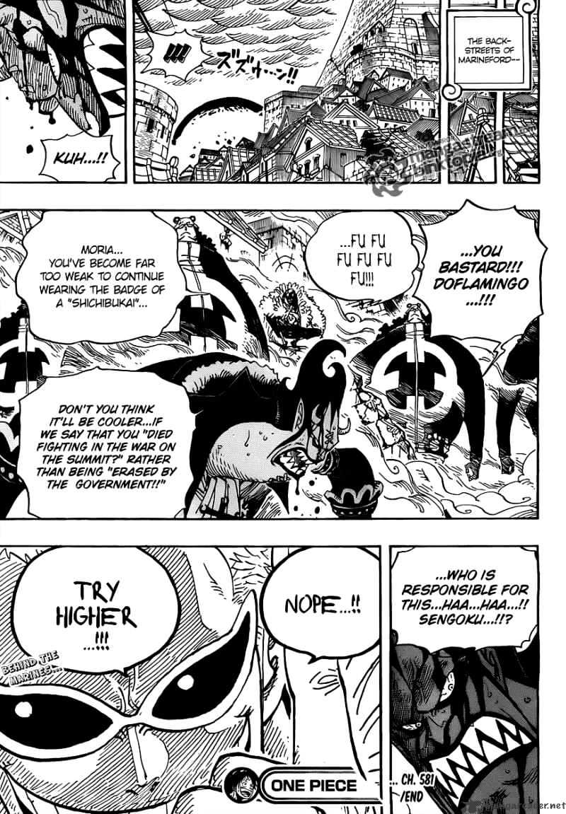 One Piece - Chapter 581 : The Creeping Future