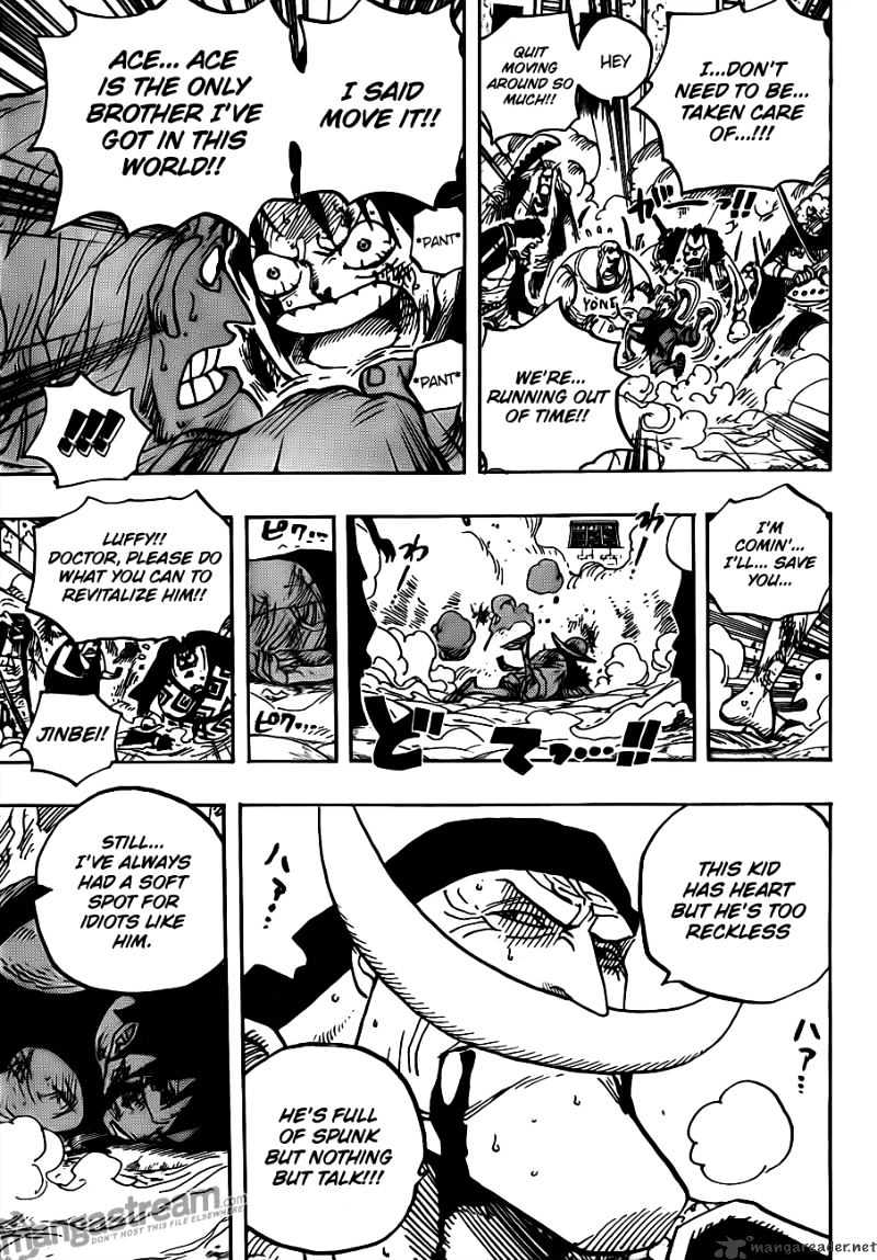 One Piece - Chapter 567 : Marineford Marine Hq Oris Plaza