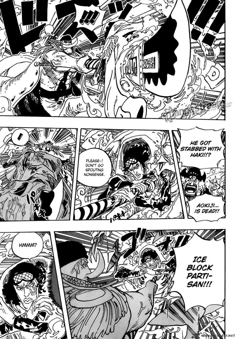 One Piece - Chapter 567 : Marineford Marine Hq Oris Plaza