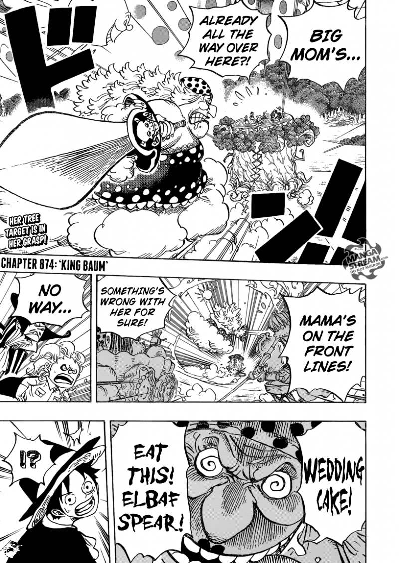 One Piece - Chapter 874 : King Baum