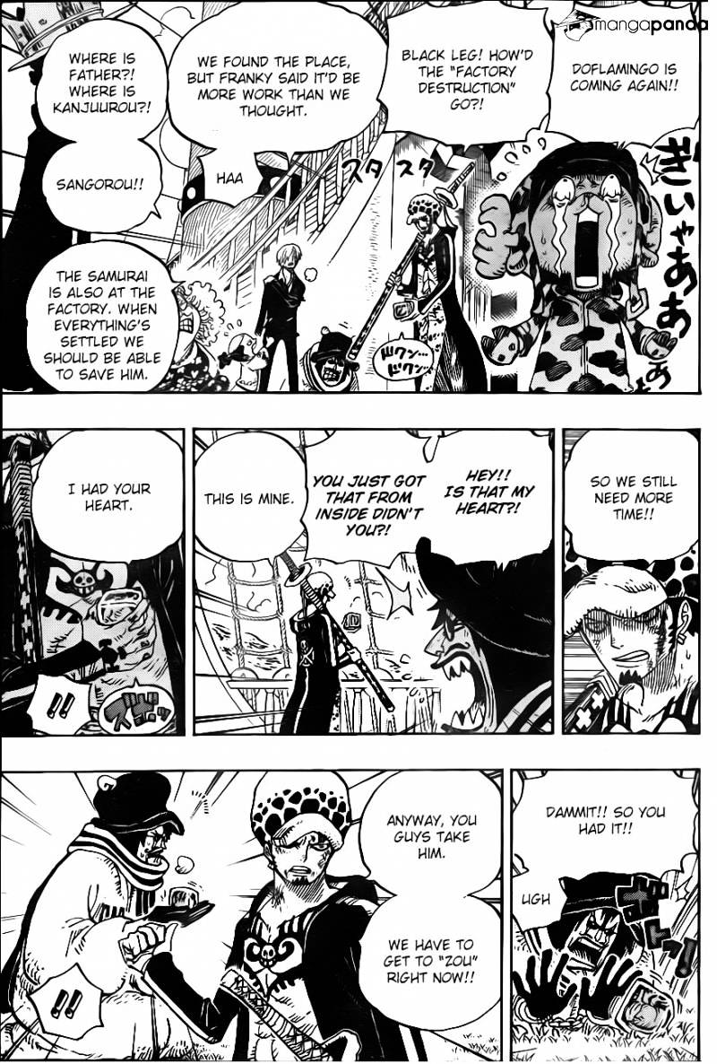 One Piece - Chapter 724 : Law’s Plan.