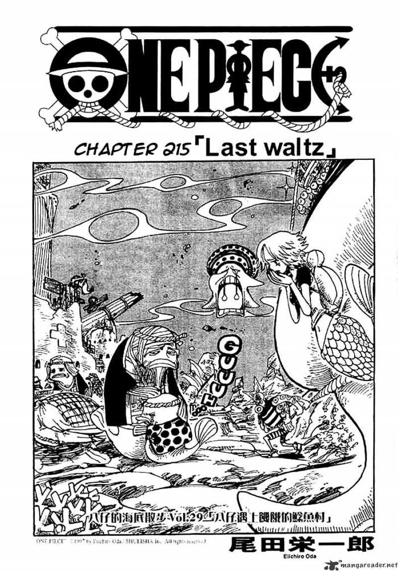 One Piece - Chapter 215 : Last Waltz