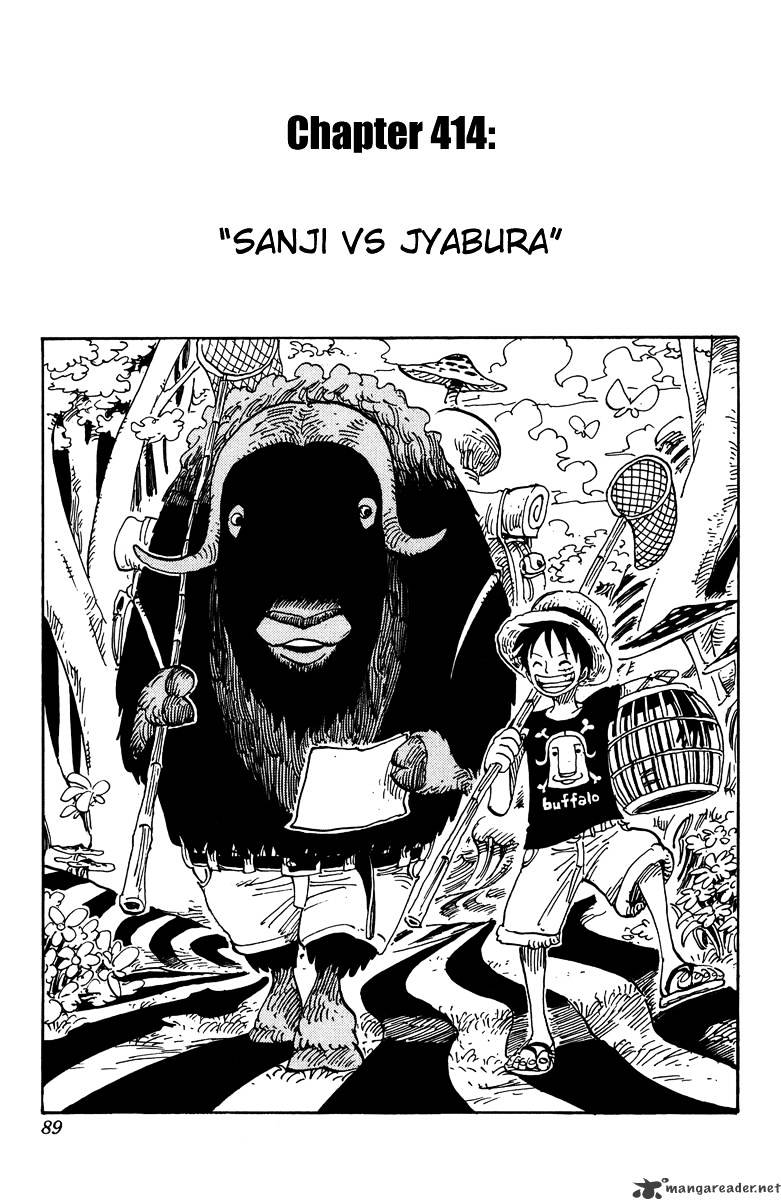 One Piece - Chapter 414 : Sanji Vs Jabura