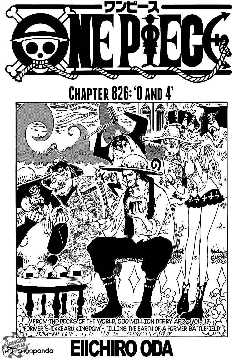 One Piece - Chapter 826 : 000 And 004