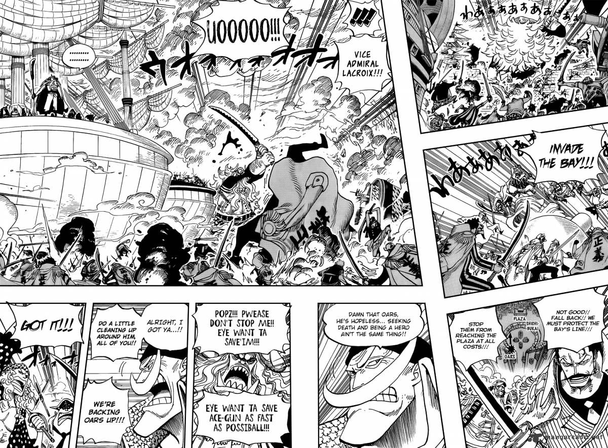 One Piece - Chapter 555 : Oars And His Hat