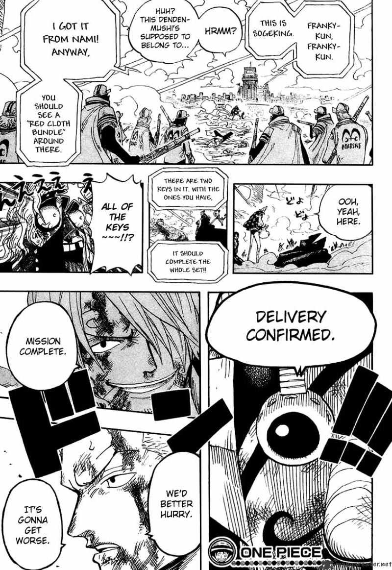 One Piece - Chapter 419 : Legend Of A Hero