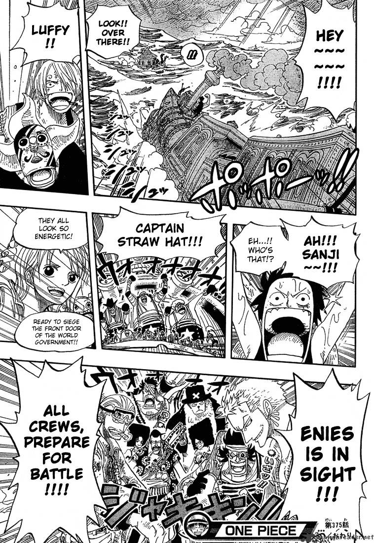 One Piece - Chapter 375 : The Super Humans Of Enies Lobby